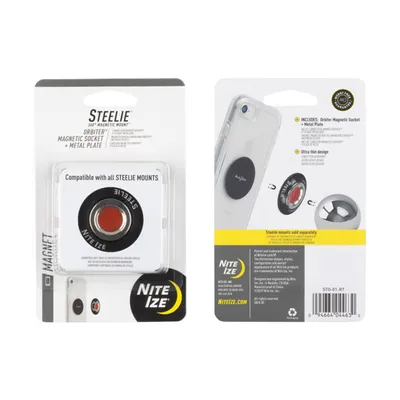 Nite Ize Steelie Orbiter Socket/Plate Kit (STO-01-R7 )