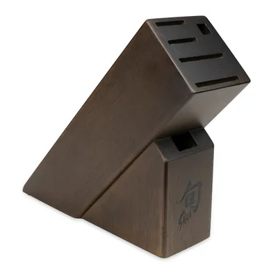 Shun 6-Slot Slimline Block - Dark Stain (DM0846)