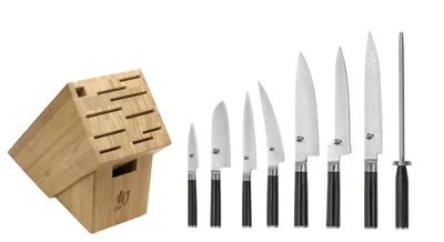 Shun Classic 9pc Chef's Choice Block Set (DMS0934)