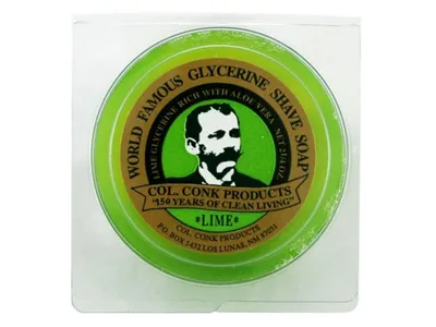Colonel Conk Glycerine Shave Soap - Lime (#122)
