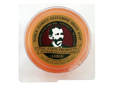 Colonel Conk Glycerine Shave Soap - Amber (#114)
