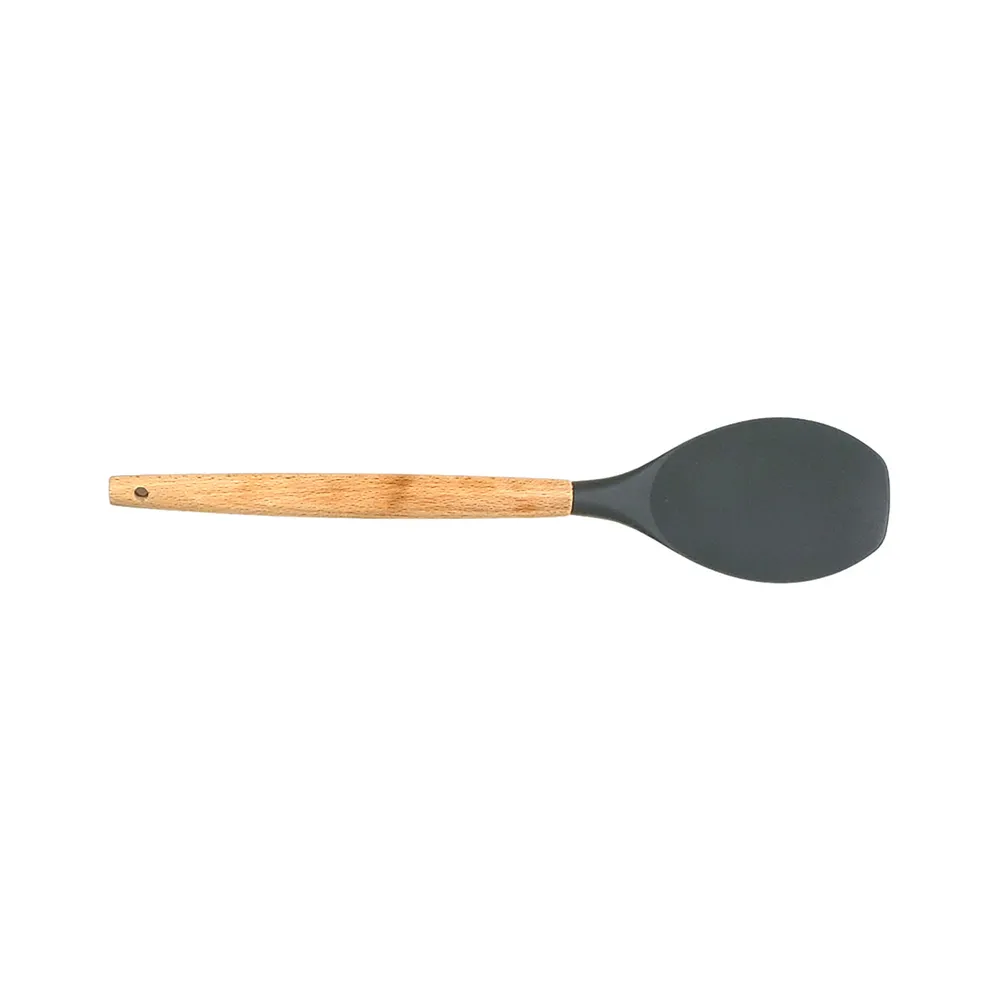 Kussi Silicone Spoon Spatula Slate (SLSPST-SL)