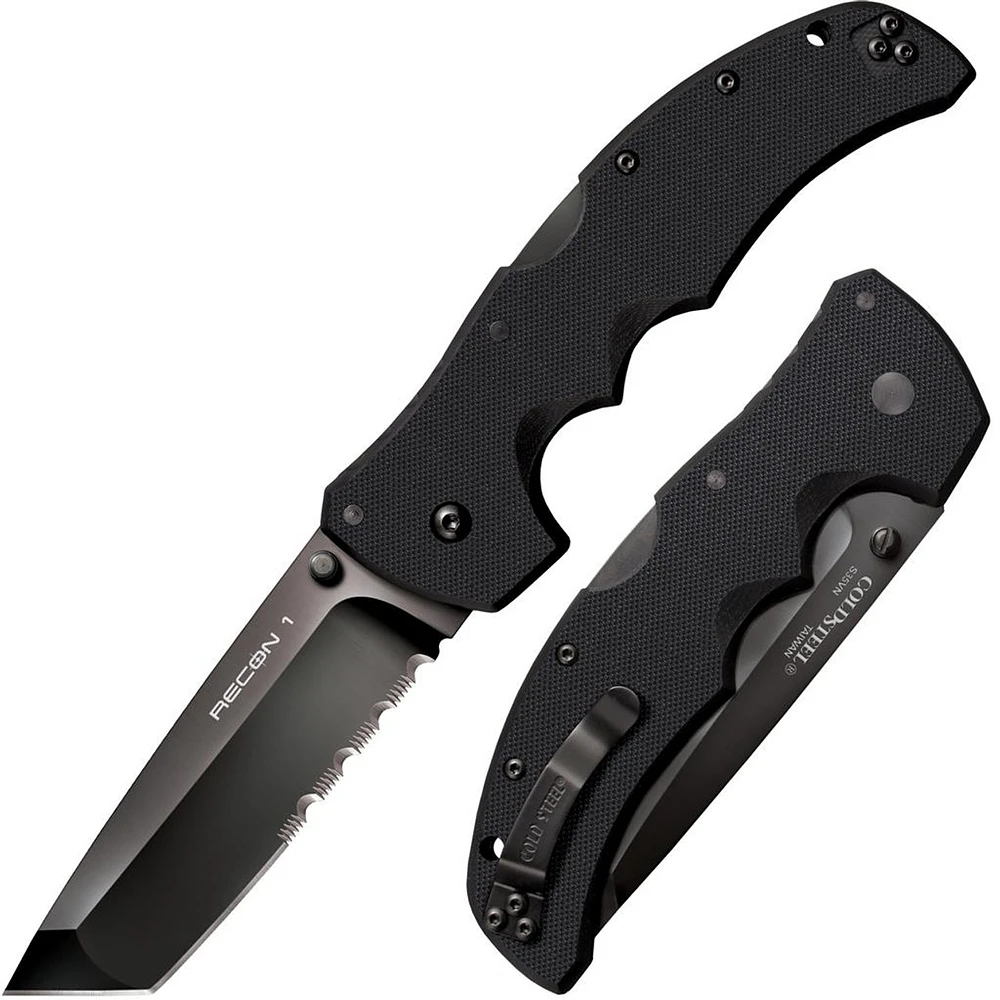 Cold Steel Recon 1 Tanto Combination Edge (CS-27BTH)