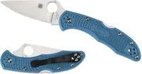 Spyderco Delica 4 Blue FRN Plain Edge (C11FPBL)