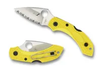 Spyderco Dragonfly 2 Salt Yellow FRN Serrated Edge (C28SYL2)