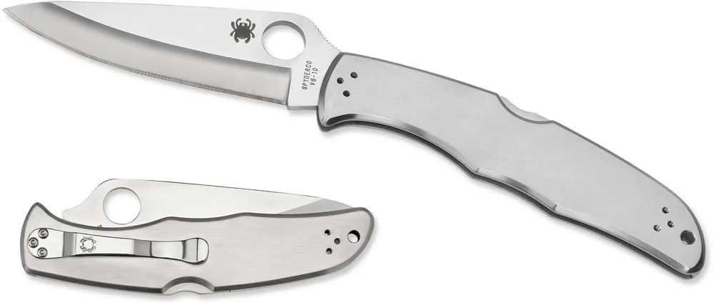 Spyderco Endura 4 Stainless Plain Edge (C10P)