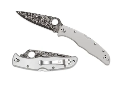 Spyderco Endura 4 Titanium Damascus (C10TIPD)