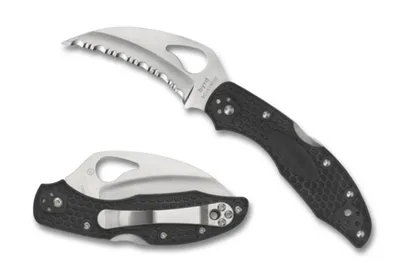 Spyderco Hawkbill Byrd Black FRN (BY22SBK)