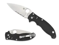 Spyderco Manix 2 Black G10 Combination Blade (C101GPS2)