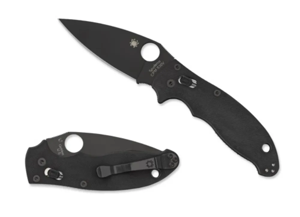 Spyderco Manix 2 Black G10 Black Blade (C101GPBBK2)