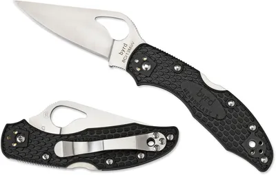 Spyderco Byrd Meadowlark 2 Black FRN (BY04PBK2)