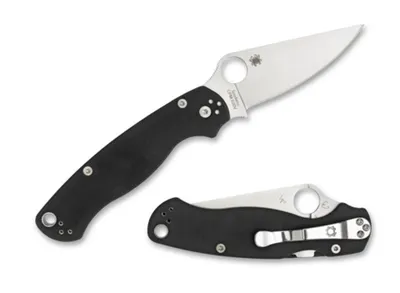 Spyderco Para Military 2 Left Handed Black G10 (C81GPLE2)