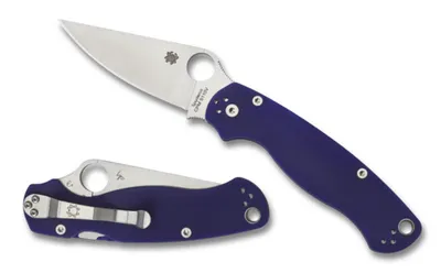 Spyderco Para Military 2 Blue G10 (C81GPDBL2)