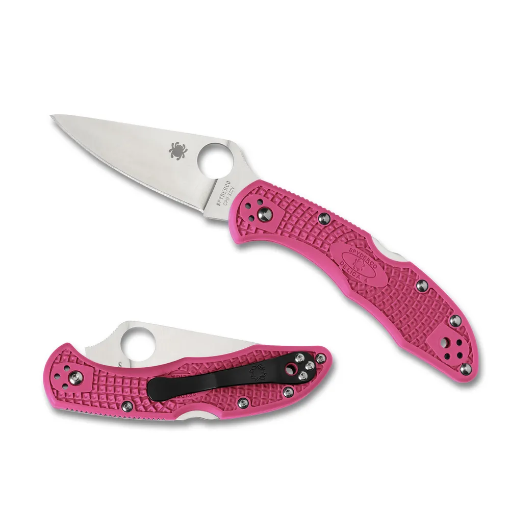 Spyderco Delica 4 Pink FRN (C11FPPNS30V)