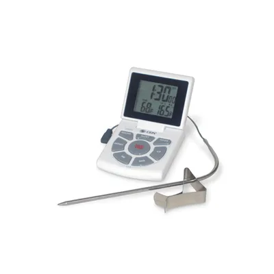 CDN Digital Thermometer Timer & Clock (88DTTC-W)