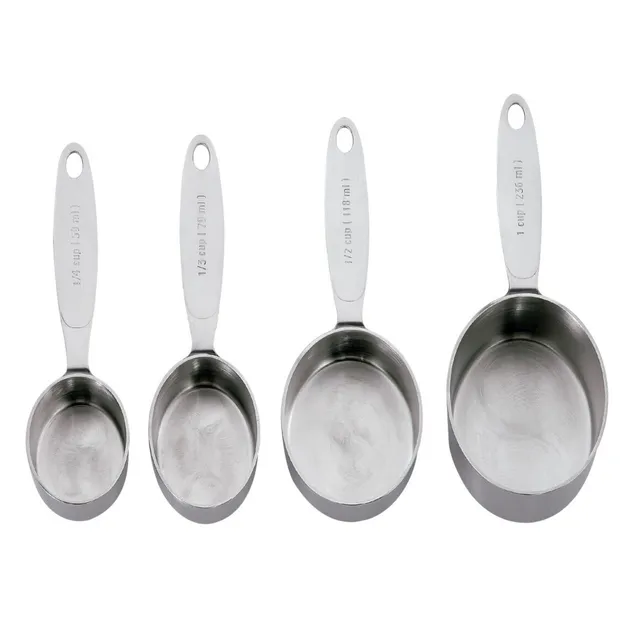 Starfrit Set Of 5 Nestable Measuring Cups, Dishwasher And Microwave Safe