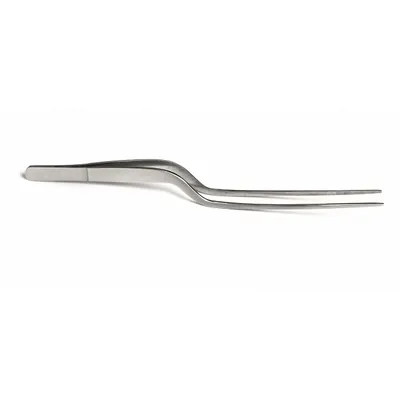 Cuisipro Plating Tongs Offset 8" Stainless Steel (747822)