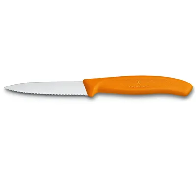 Victorinox Swiss Classic Paring Knife 3.25" Serrated Orange (6.7636.L119)