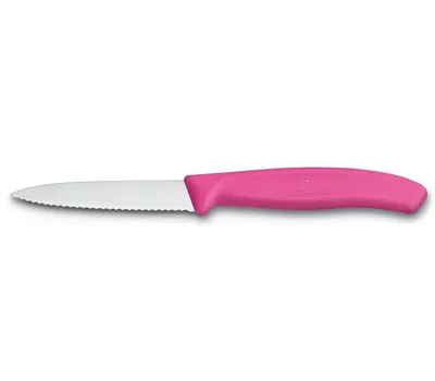 Victorinox Swiss Classic Paring  Knife 3.25" Serrated Pink (6.7636.L115)
