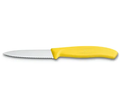 Victorinox Swiss Classic Paring  Knife 3.25" Serrated Yellow (6.7636.L118)