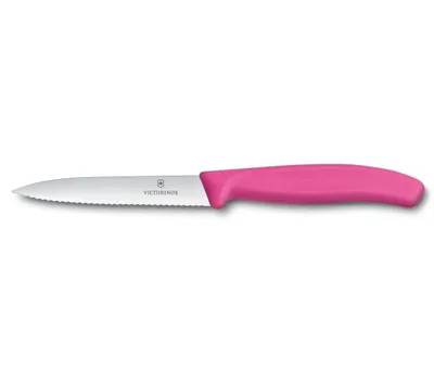 Victorinox Swiss Classic Paring Knife 4" Serrated Pink (6.7736.L5)