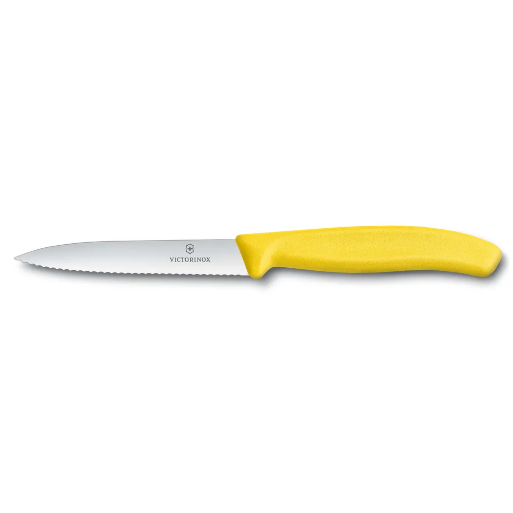 Victorinox Swiss Classic Paring 4" Serrated Yellow (6.7736.L8)