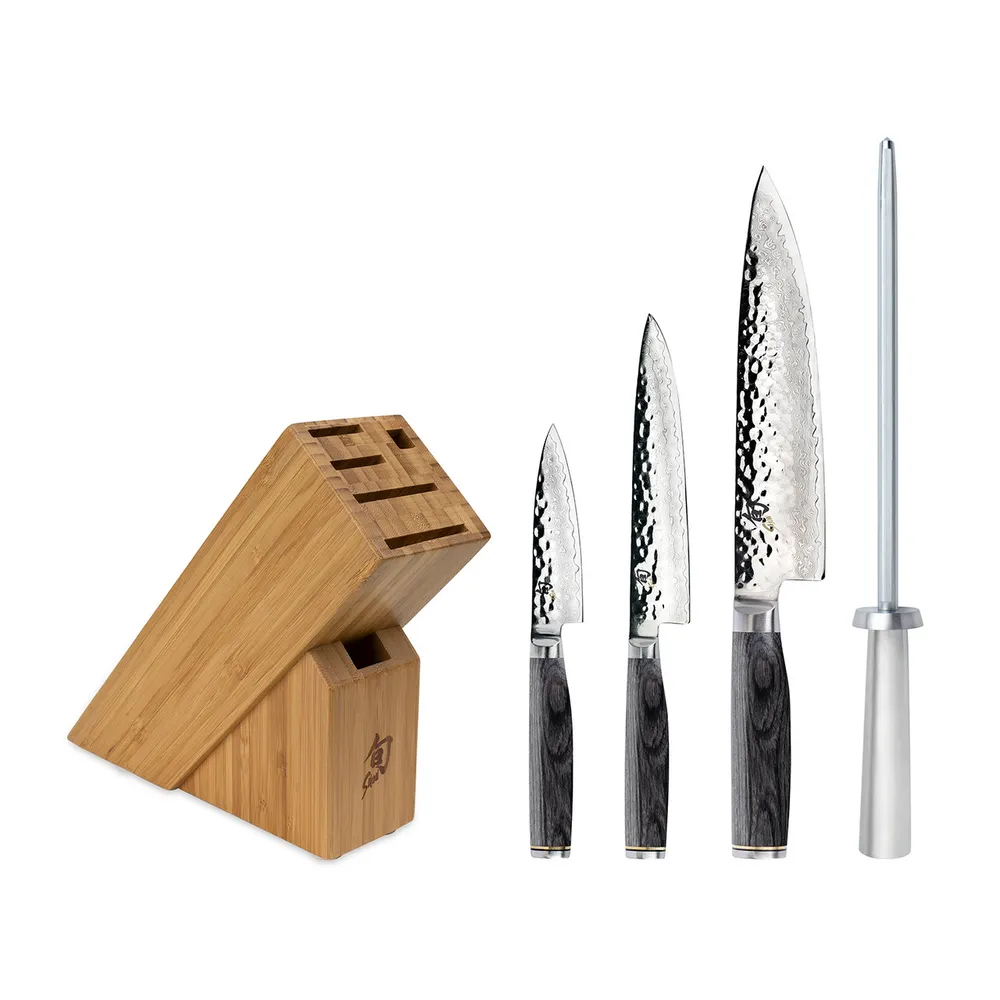 Shun Premier Grey 5 Pc Starter Block Set (TDMS0512G)