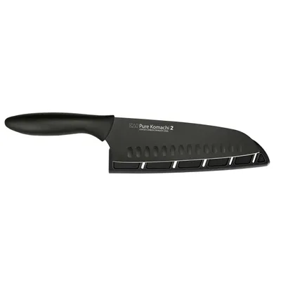 Kai PK2 6.5" Hollow Ground Santoku  with Sheath Black (AB5085)