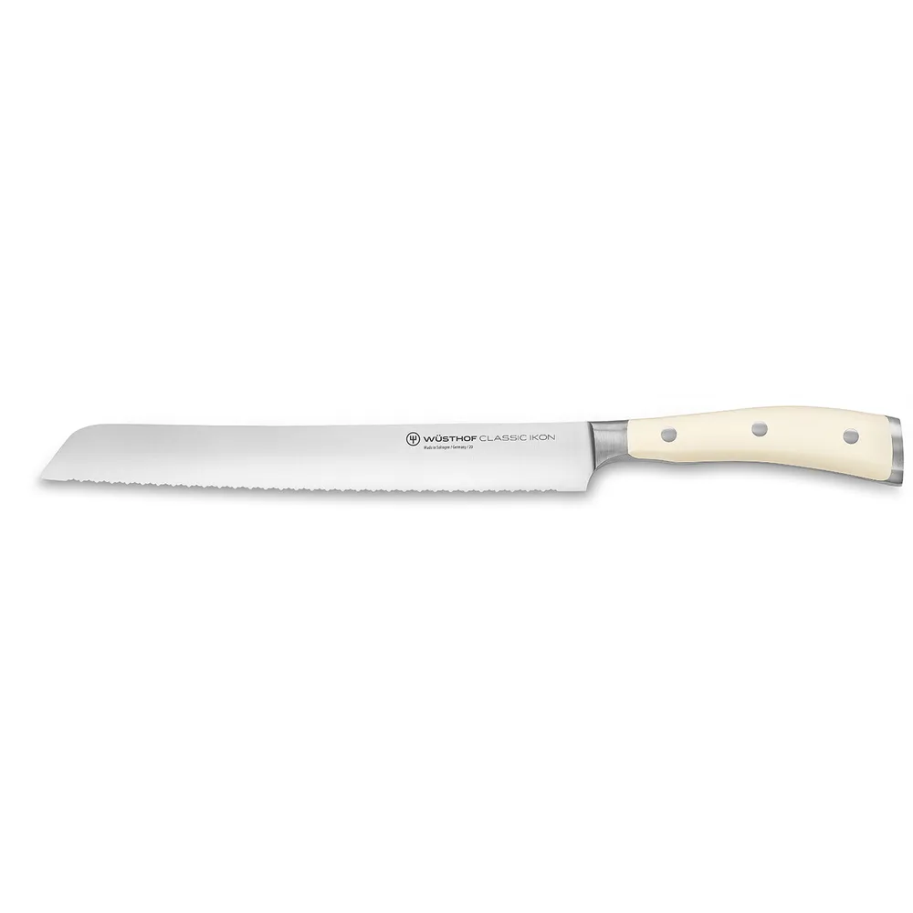 Wusthof Classic Ikon Creme Bread Knife - 9 Double Serrated