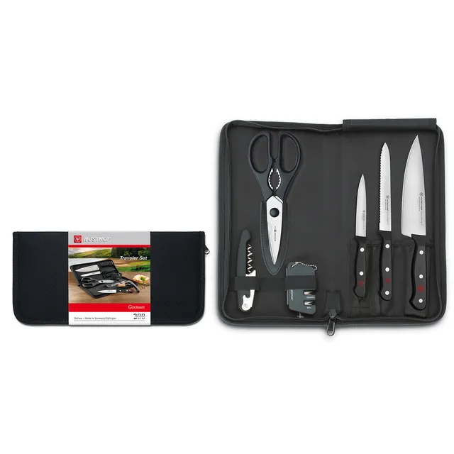 Wusthof Gourmet 7-Piece Traveler Knife Set at Swiss Knife Shop