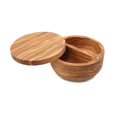 Swissmar Palermo Olive Wood Salt Keeper (OLBX02)