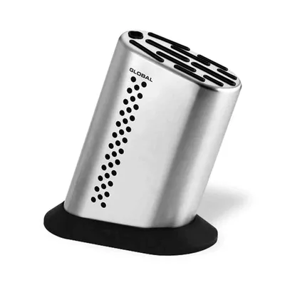 Global Stainless Steel Knife Block With Dots 11 Slot (71G835BD)