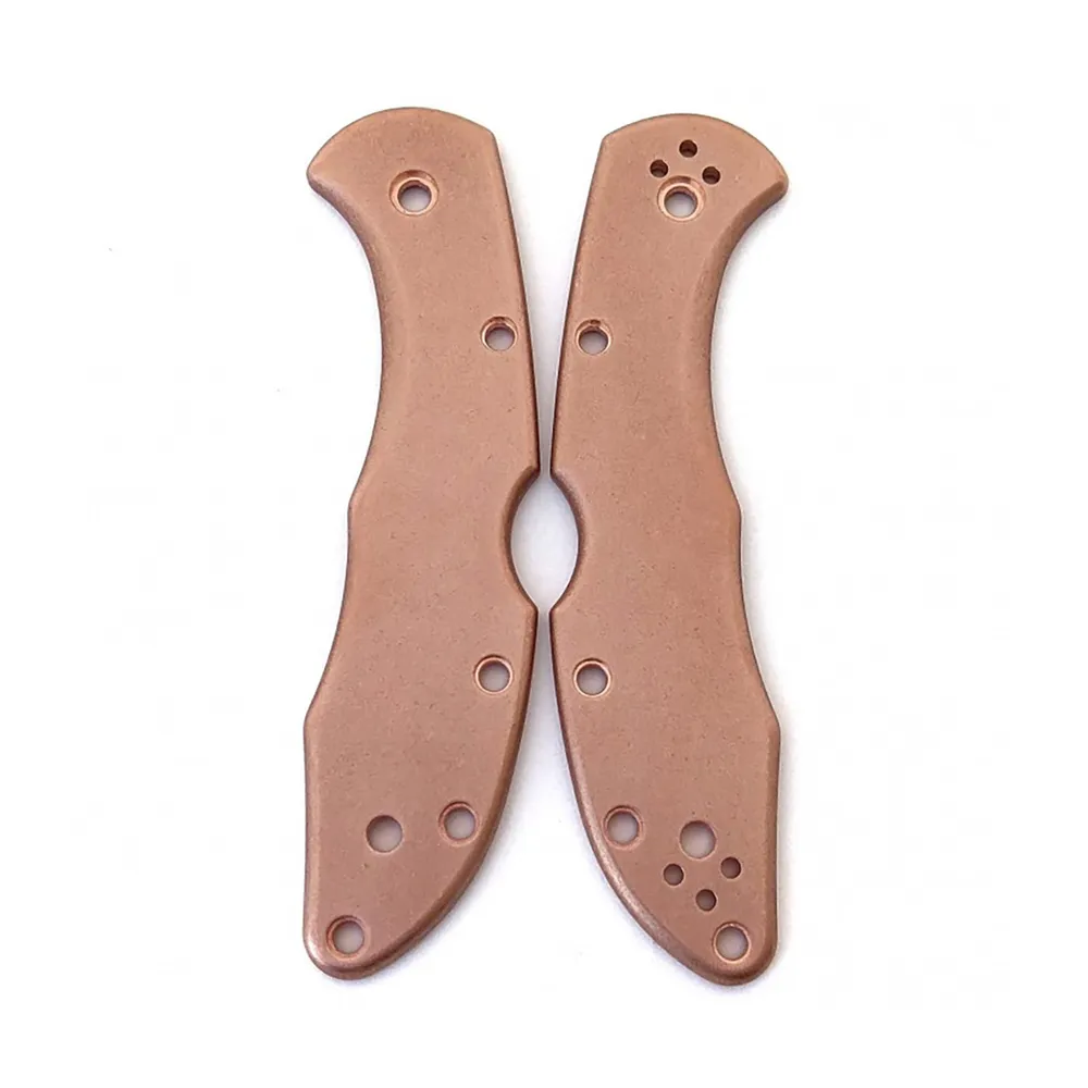 Flytanium Spyderco Delica Scales Copper (FLY-590)