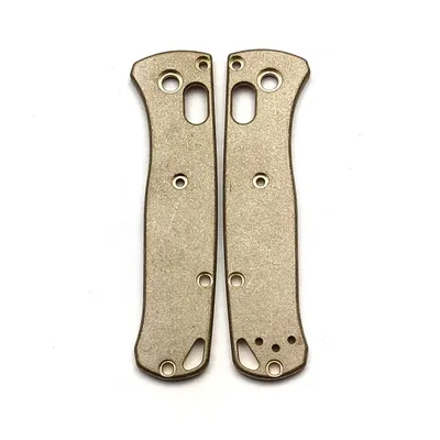 Flytanium Benchmade Mini Bugout Brass Scales (FLY-677)
