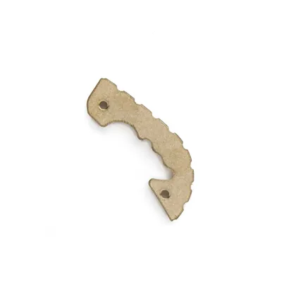 Flytanium Spyderco Shaman Brass Backspacer (FLY-738)