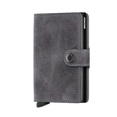 Secrid Miniwallet Vinage Grey Black (MV-Grey-Black)