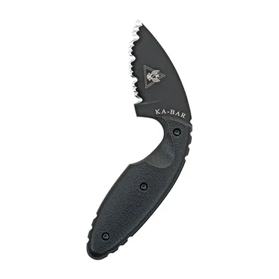  Ka-Bar Full-Size U.S.M.C. Serrated Edge Knife, Brown, Large :  Hunting Knives : Sports & Outdoors