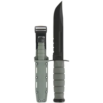 KA-BAR Full Size Foliage Green Serrated (5012)