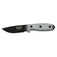 ESEE-3 Black Plain Edge Micarta with Black Sheath (ESEE-3P-B)