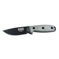 ESEE-3 Black Plain Edge Micarta with Modified Pommel & Black Sheath (ESEE-3PM-B)