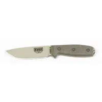 ESEE-4 Desert Tan Plain Edge Micarta with OD Sheath (ESEE-4P-DT)