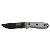 ESEE-4 Black Serrated Micarta (ESEE-4S-KO)