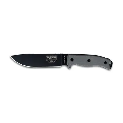 ESEE-6 Black Plain Edge Micarta (ESEE-6P-KO)