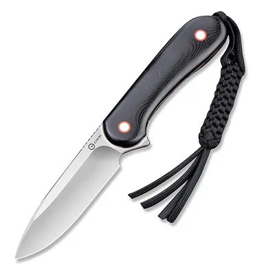 CIVIVI Fixed Blade Elementum Black Red G10 (C2104A)