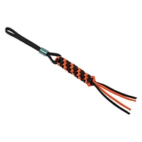 WE Paracord Lanyard With Titanium Bead Orange + Black (A-01C)