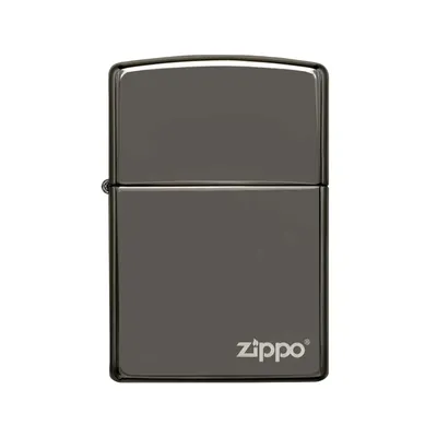 Zippo Black Ice with Logo (150ZL)