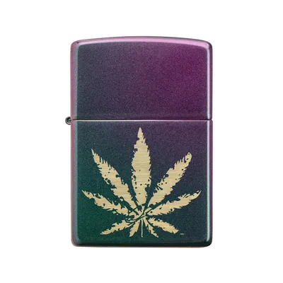 Zippo Iridescent Cannabis (49185)