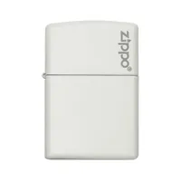 Zippo White Matte Logo (214ZL)