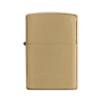 Zippo Solid Brass Plain (204B)