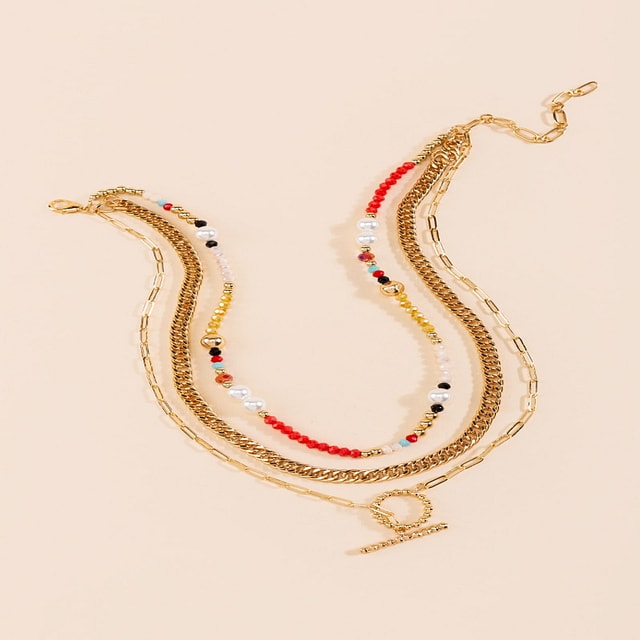 Giovanna Multi-Layered Chain Necklace